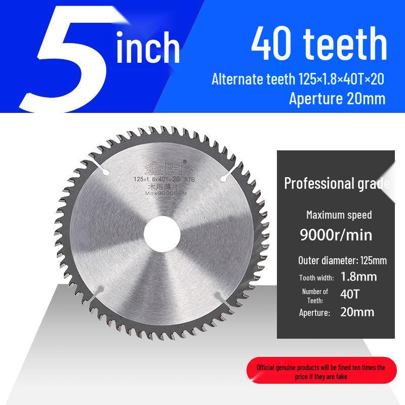 Jindian 4" & 10" Woodworking Saw Blades for Handheld Circular Saws & Angle Grinders