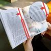 Silicone Finger Bookmarks for BooksColor Elastic Rubber Strap Book Marker Holder Office School F6468