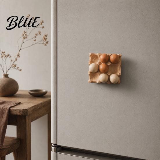 Egg Design Magnet Kitchen Decoration Magnet 3D Resin Simulated Refrigerator Decorative Fridge Memo Notes Photo Holder for Home Office