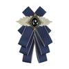 Men's High-End Wedding Bow Tie & Lapel Flower - Double Layer British Trendy Collar Accessory for Formal Suit & Business Shirt