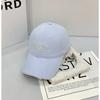 Spring and summer simple lace letter embroidery baseball cap versatile face small soft top curved brim cap