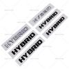ABS car sticker is suitable for Mercedes Benz modified HYBRID hybrid car logo and rear logo letter label emblem