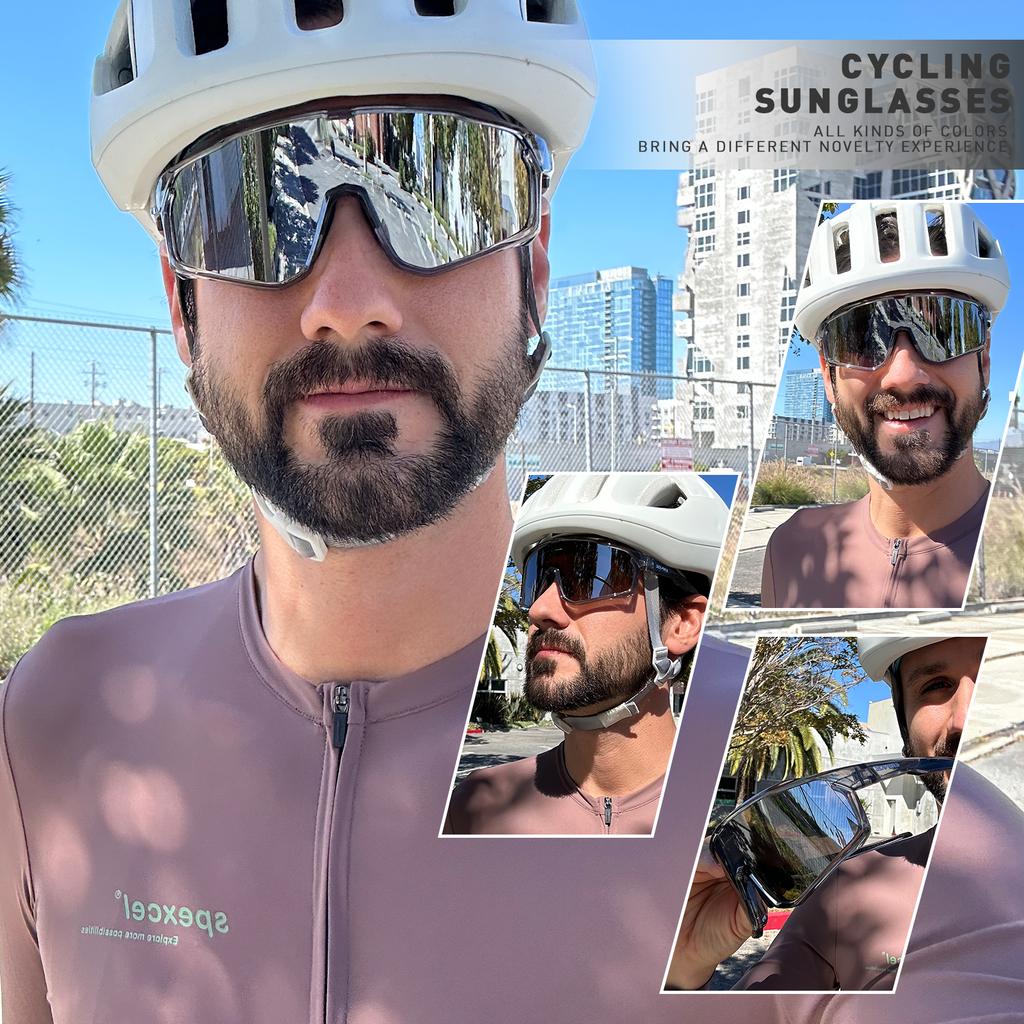 Cycling Sunglasses Cycling Glasses UV400 MTB Bike Sports Outdoor Running Bicycle Driving Riding Eyewear Camping Equipment