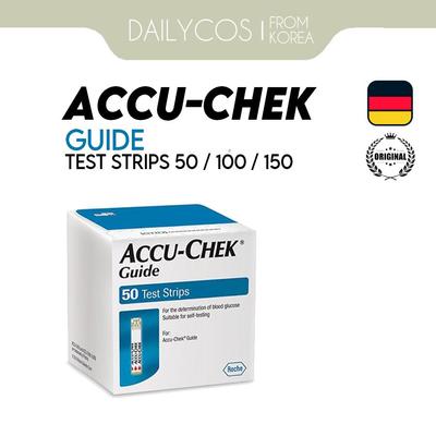 Insertion de bandelettes réactives Accu-Chek Guide 50 / 100 / 150