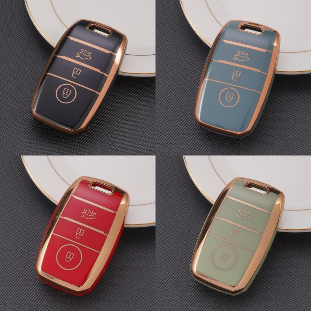 3/4 Buttons TPU Car Key Case Cover For Kia Optima Sorento Niro Soul Ray Keys Skin Holder Protect Shell Fob Bag Accessories