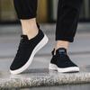 Men's Shoes Autumn Breathable Casual Shoes New Skateboard Shoes Soft Bottom Flying Woven Shoes Breathable Mesh Casual Sneaker