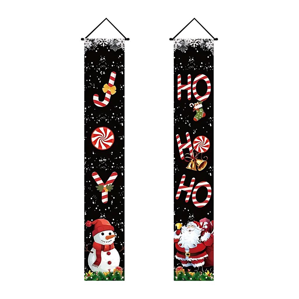 Weihnachten Vorhang Dekoration Tür hängen Malerei hängen Flagge Dekoration