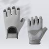 Stylish half-finger shock-absorbing silicone protective fitness gloves