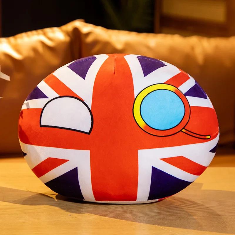Jucării de pluș Country Ball de 10 cm Polandball Geantă Portofel Pandantiv Country Balls Countryball Păpușă de pluș Jucărie Cadouri de Crăciun pentru copii