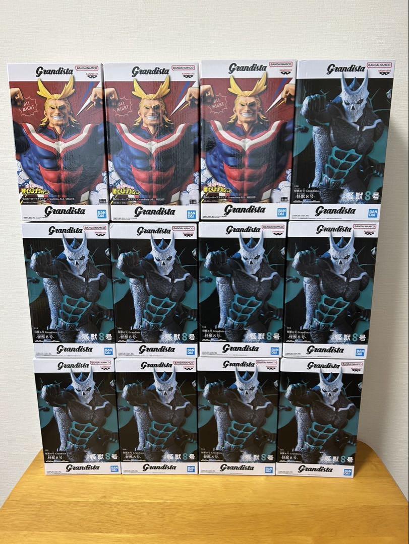 

[USED] Kaiju No. 8 Grandista - Kaiju No. 8 My Hero Academia All Might Figures 12 pieces