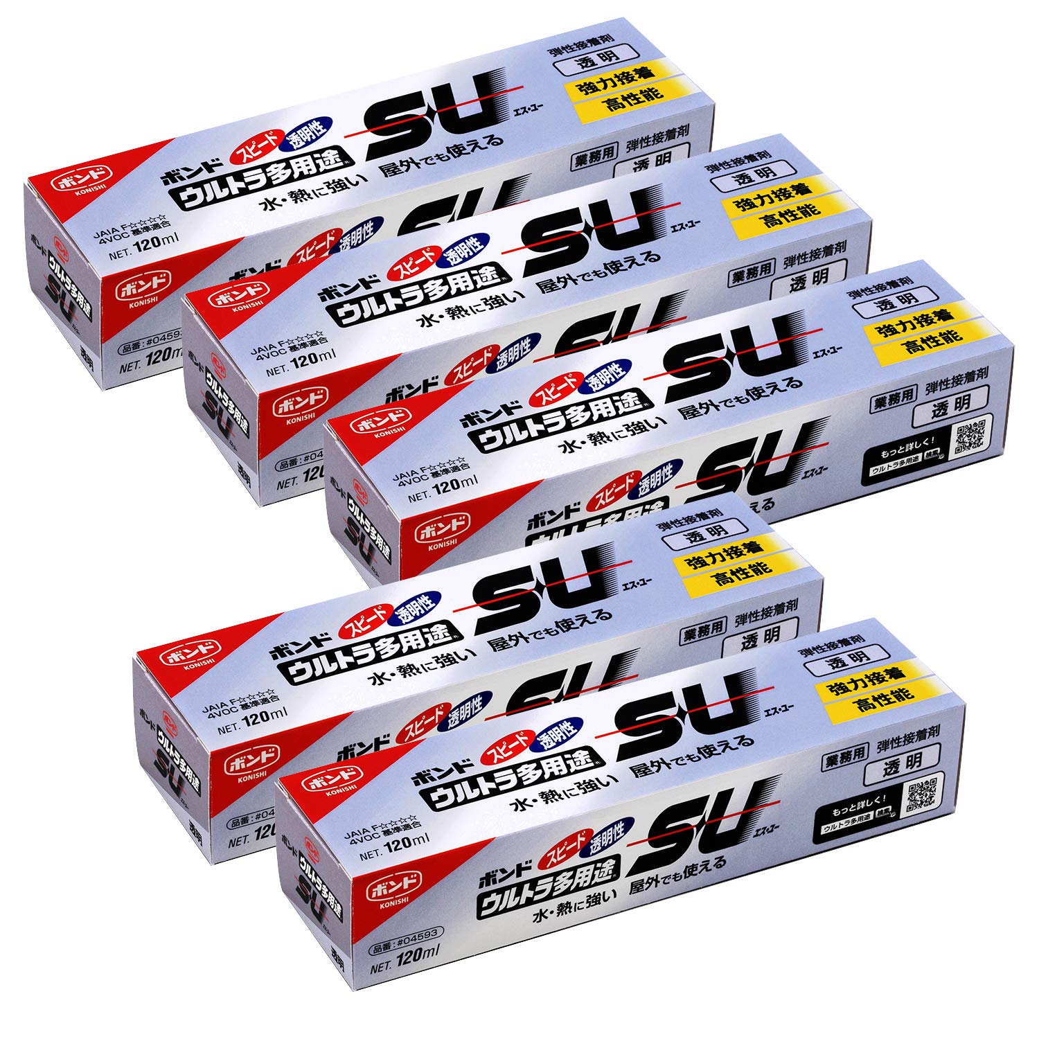 

Konishi Bond Ultra 120ml 5 Super Strong Professional Strong High Speedy Multi-Purpose S/U Clear, #04593, Bottles, Adhesive, Grade, Elastic,