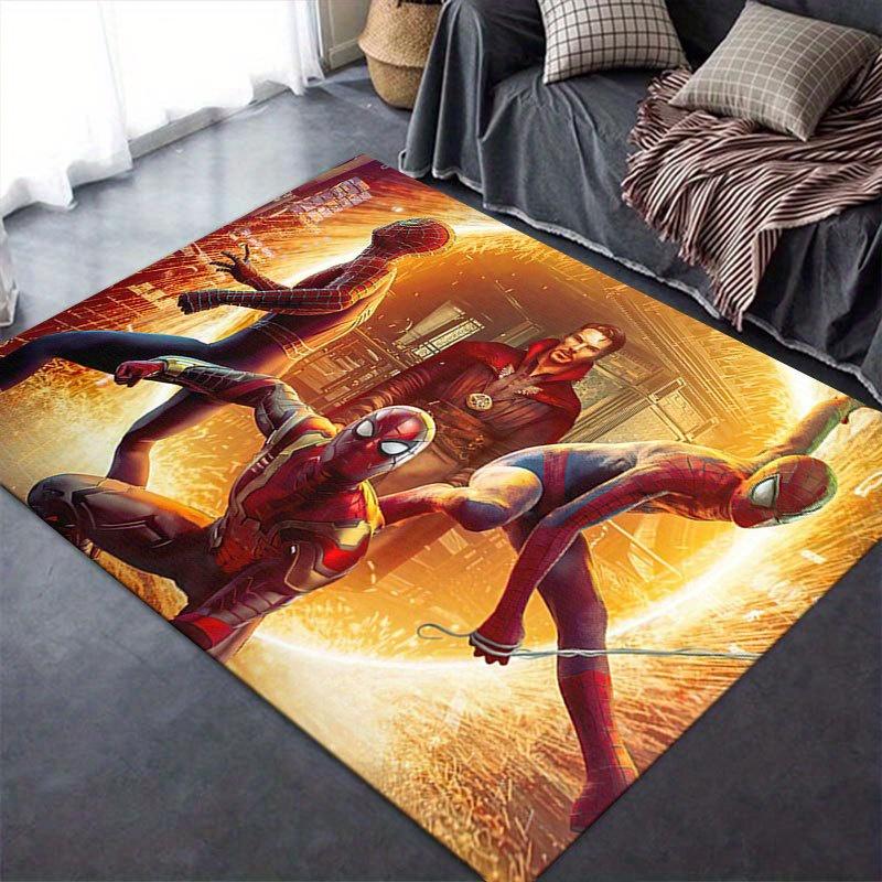 1 szt. Dywanik z wzorem Spidermana Disney'a Dywanik Obszarowy Antypoślizgowy Dywanik Prać Ręcznie Mata Podłogowa Odpowiednia do Salonu Sypialni Wystrój Domu
