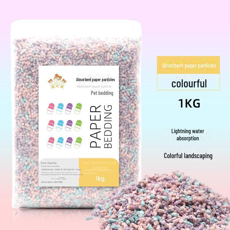 Deodorizing, Absorbent Cotton Paper Pellets for Hamster Bedding - Breathable and Warm