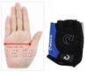 zmart Cycling Half Large Gloves, Red, Large, Fingerless, Cushion, Red,