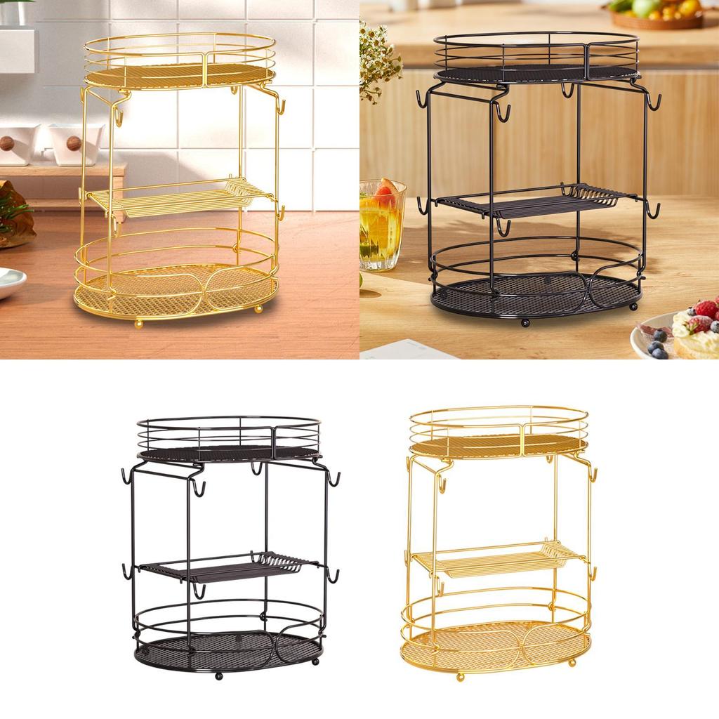 Coffee Pod Storage Rack Coffee Capsule Holder for Kitchen Cafe Countertop