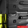 Rear Door Glass Switch Interior Custom Interior Piano Compatible with New Jimny Nomad JC74 Jimny Sierra and Jimny JB64 Panel, Panel, Parts, Black,