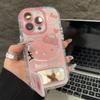 Pink Blue KT Cat Case for Apple 16/15/14 Huawei Honor Xiaomi Phone Case 13 Pro Max Shockproof Full Coverage
