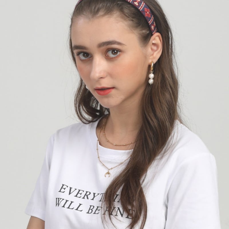 LALA African Pattern Hairband - WINE