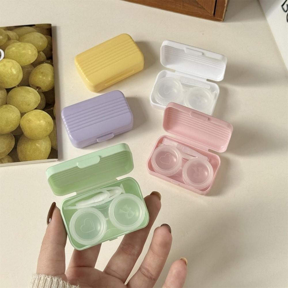 Compact Contact Lens Box Travel Contact Lenses Case Sweet Contacts Lens Care Box Lens Case
