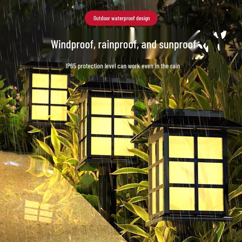 Solar Waterproof Lawn Lights for Garden and Villa Decor