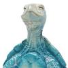 Sea Turtle Meditation Yoga Decor Creative Resin Craft Ornament Meditating Zen Yoga Sea Turtle Statue Coastal Beach Home Office Decorations