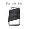 Tpu Smart Car Key Case Cover Key Fob Ring Holder Protect For Vw Passat B8 Jetta Skoda Superb Kodiaq