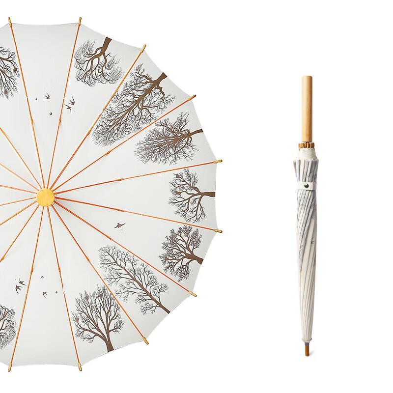 Xuqing 16-Rib Straight Handle Umbrella