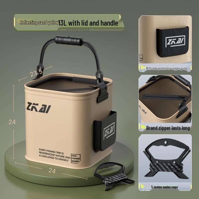 Brangdy Foldable Fishing Bucket