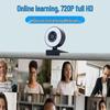 USB Webcam 720P for Live Streaming and Video Conferencing
