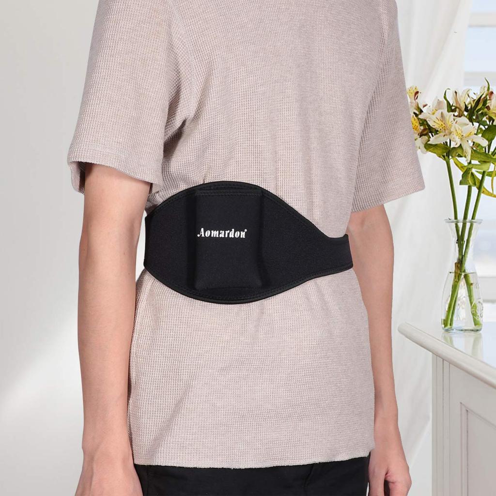 Microphone Belt Waist Bag Adjustable Vertical Microphone Belt Pouch for Sports Instructor Teacher Singer Class Public Speaking Theater