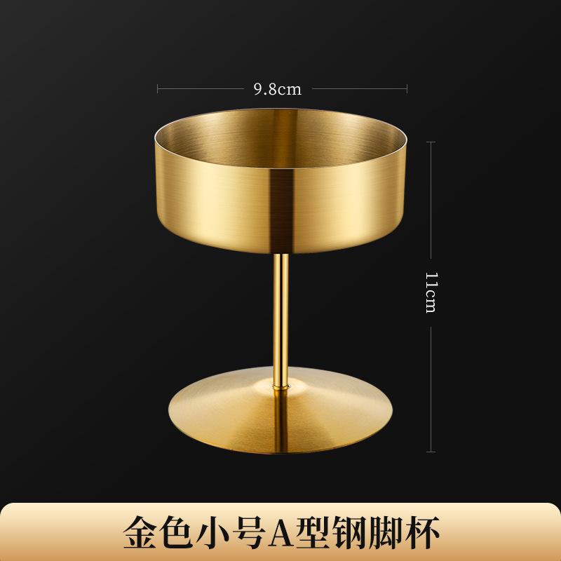

Stainless Steel Dessert Bowl High Foot Tea Tray Ice Cream Bowls Fruit Plate Salad Bowl Snack Bowls Pudding Cup Pastry Plate Dish