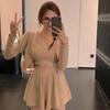 Summer Soft Girl Fashion Set: Women's Casual Sports Cardigan, Camisole, and Skirt Pants Three-Piece