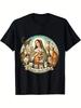 Saint Gertrude Patron of Cats Love Cats Catholic Saint Kitty T-Shirt