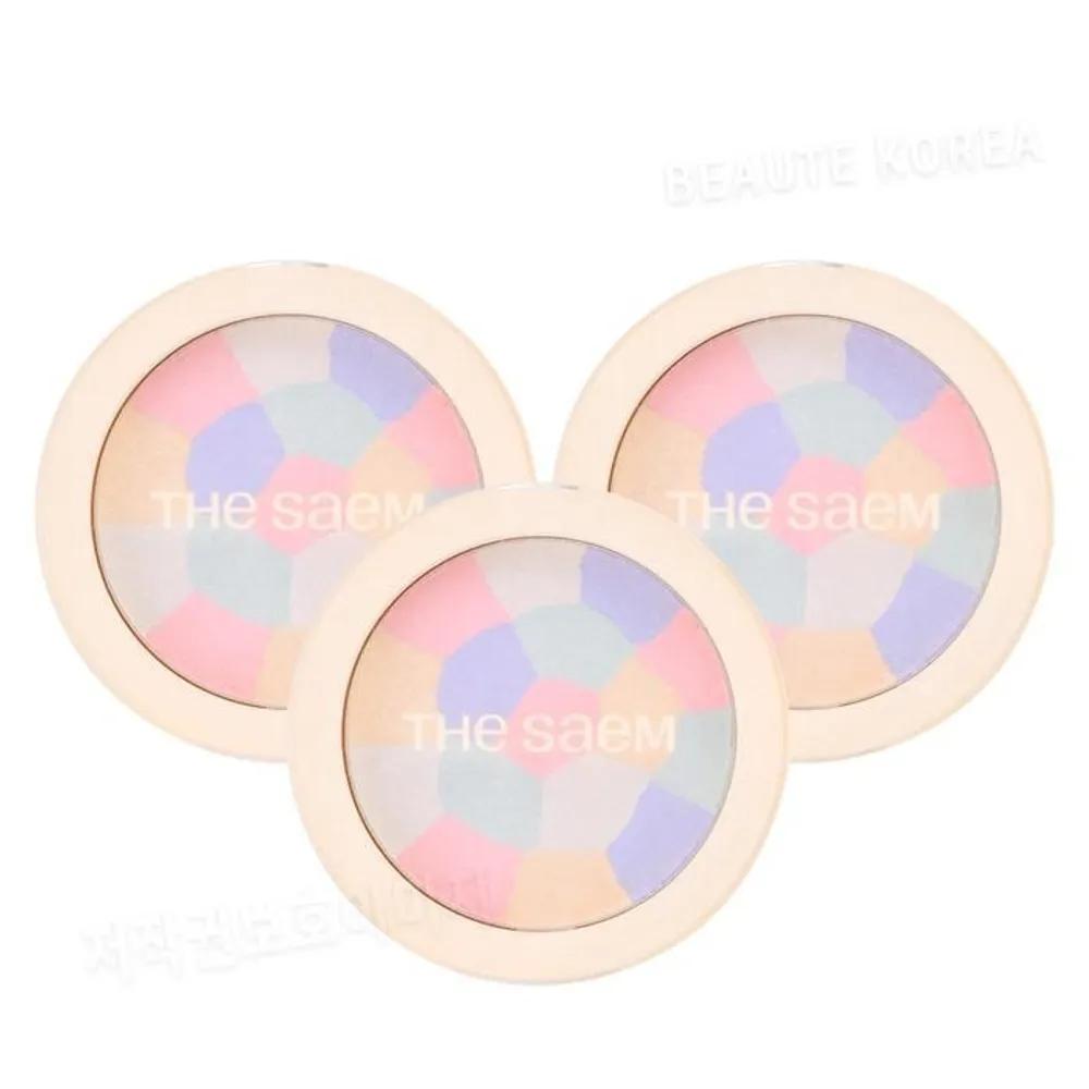 The Saem Spring Water Luminous Multi Highlighter 01 Pink White 3 Pieces