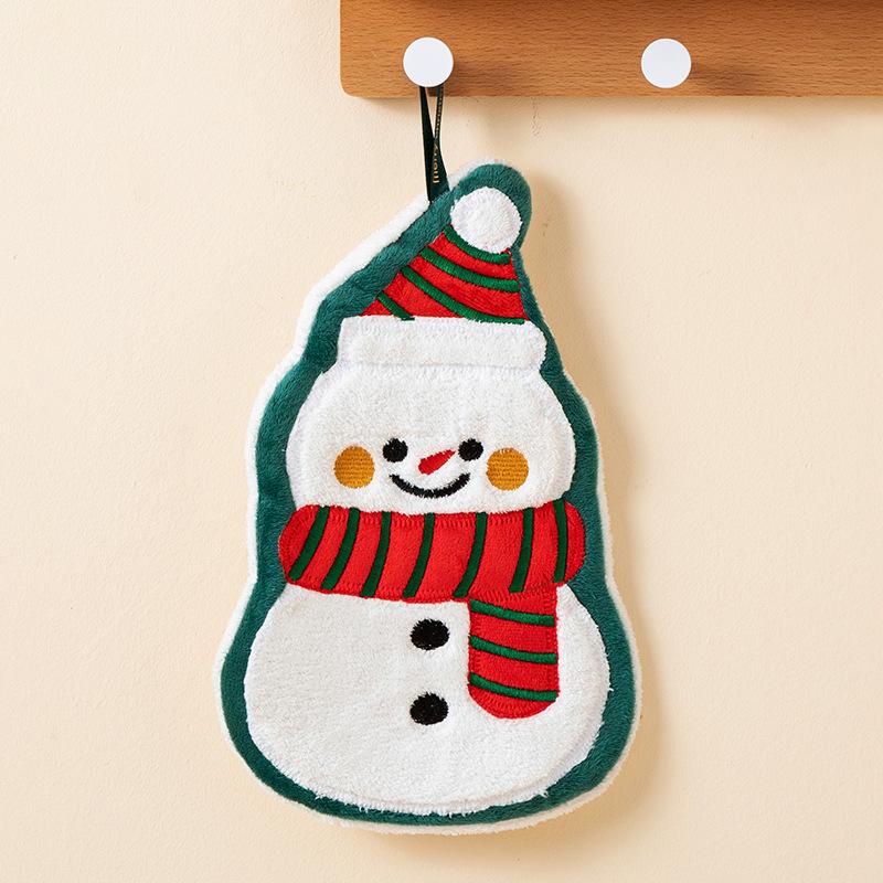 Cute Cartoon Hanging Hand Towel - Absorbent, Thickened Bathroom or Kitchen Dishcloth