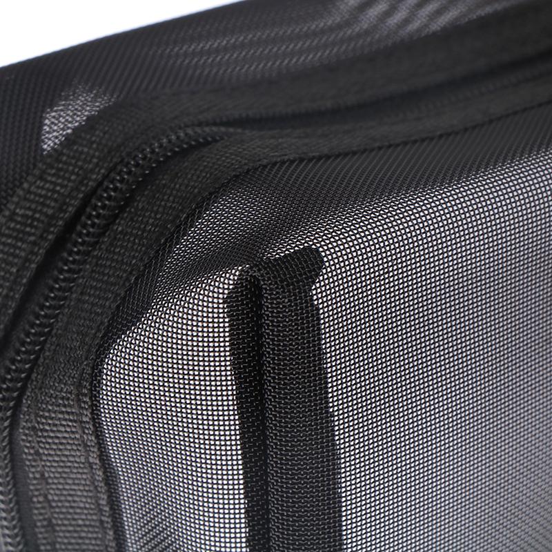 Mesh Makeup Case Organizer Storage Pouch Zipper Toiletry Wash Bags Travel Cosmetic Bag