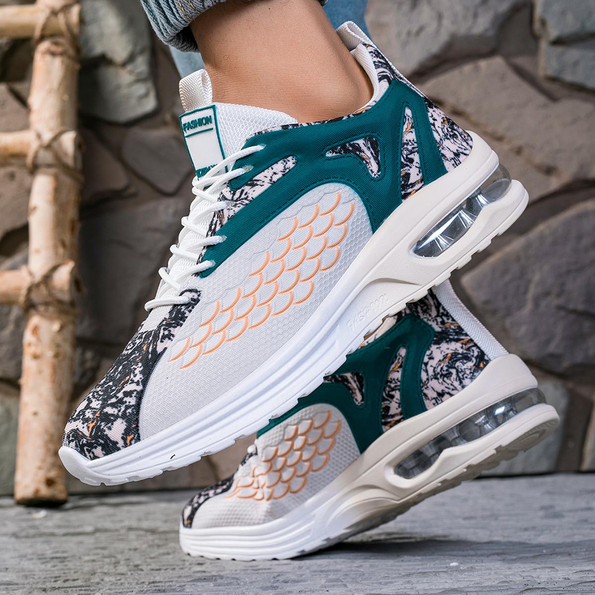 

Men s Sports Shoes Light Air Cushion Mesh Breathable Tennis Walking Shoes Non Slip Comfortable Casual Sneakers for Men 39 чорний