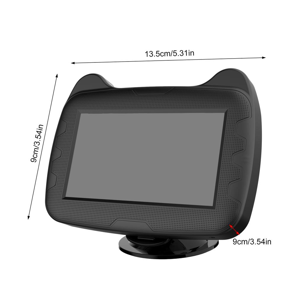 Baby-Autospiegel mit 4,3" Nachtsicht-Funktionsdisplay 1080P Sicherheits-Autositzkamera mit breiter kristallklarer Sicht Einfache Beobachtung