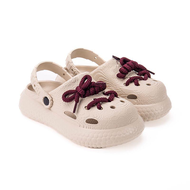 

Парная обувь с отверстиями, новые летние сандалии высокой ценности, нескользящие, модные, для улицы, парная обувь для пляжа 44/45 [Standard Size]