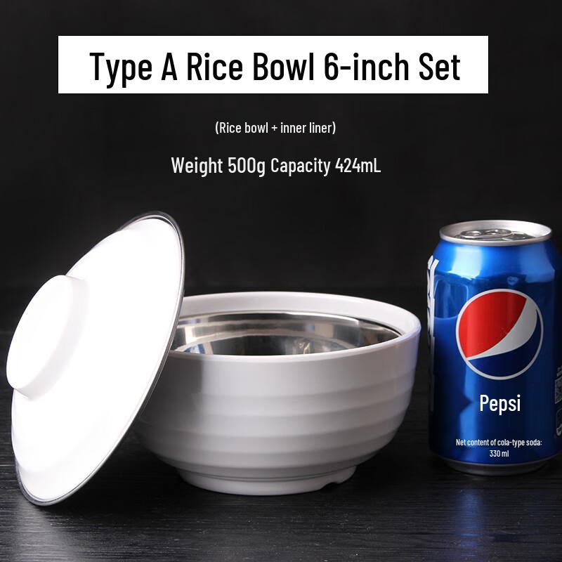 

Qianxing A8 White Melamine Multi-Purpose Serving Bowls 6 inch