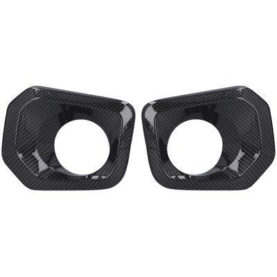 2 Stück Nebelscheinwerferblende Abdeckung Dekoration Kohlefaser-Stil für Tacoma 20162020