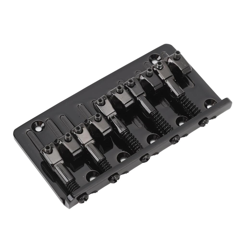 5 String Bass Bridge Adjustable Saddle Zinc Alloy Exquisite Retro Electric Bass Guitar Bridge
