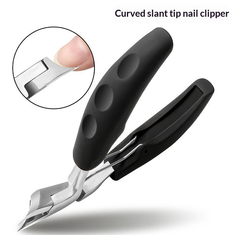 

Прочные изогнутые ручные кусачки для ногтей на ногах для вросших ногтей из нержавеющей стали Профессиональный инструмент для ухода 1pc