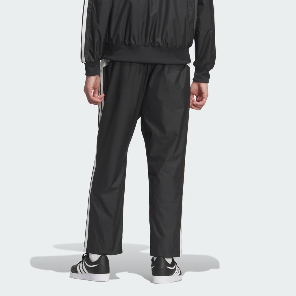 Adidas Essential Windbreaker Loose Striped Mesh Lined Split Hem Casual Pants Men pants KF3680