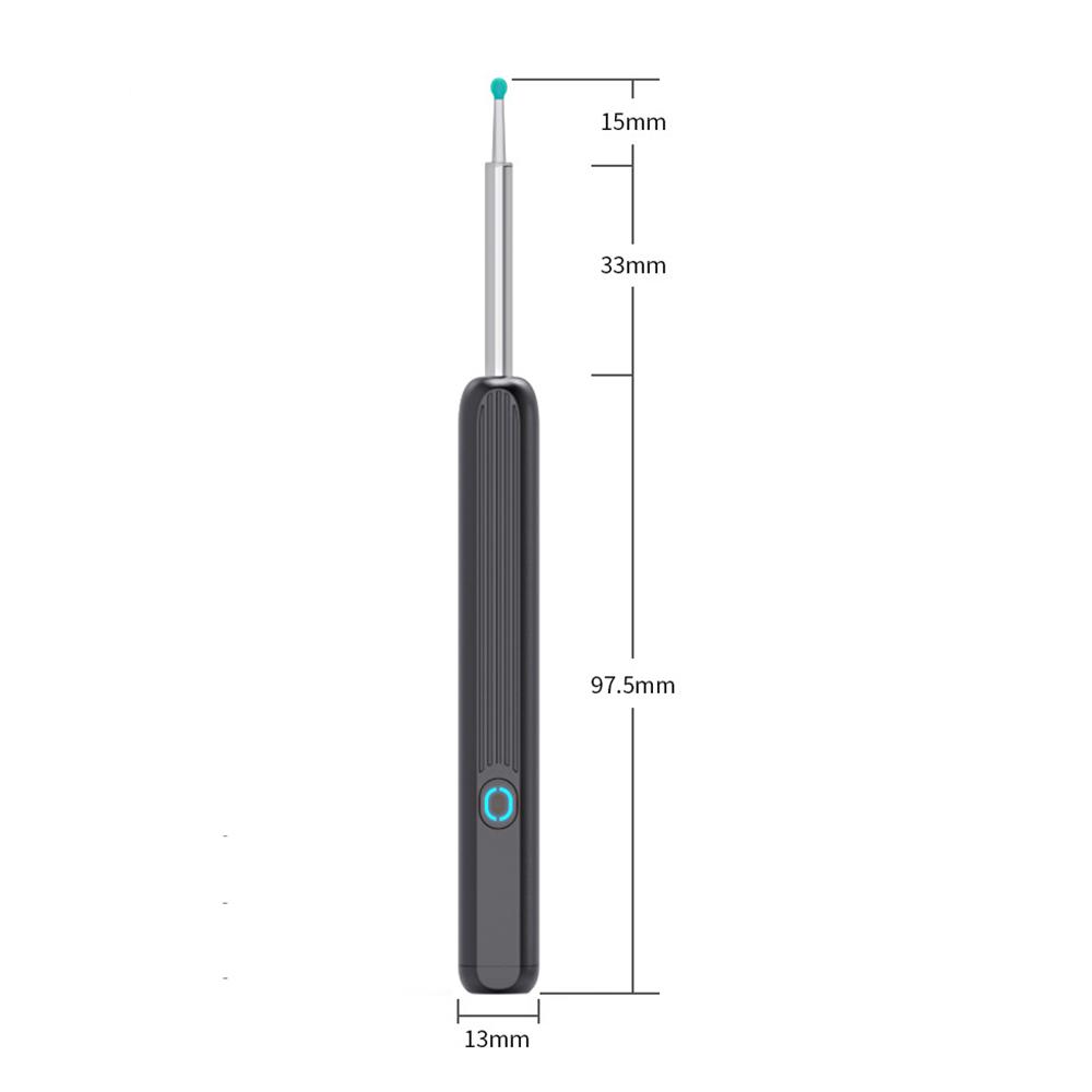 WiFi Visible Wax Elimination Spoon USB HD Load Otoscope Cleaner Removal