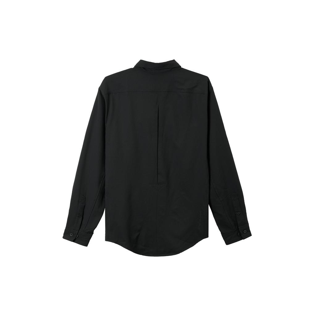 Nike Solid Color Multi-Pocket Collared Single-Breasted Jacket Men Outerwear Black DN3936-010