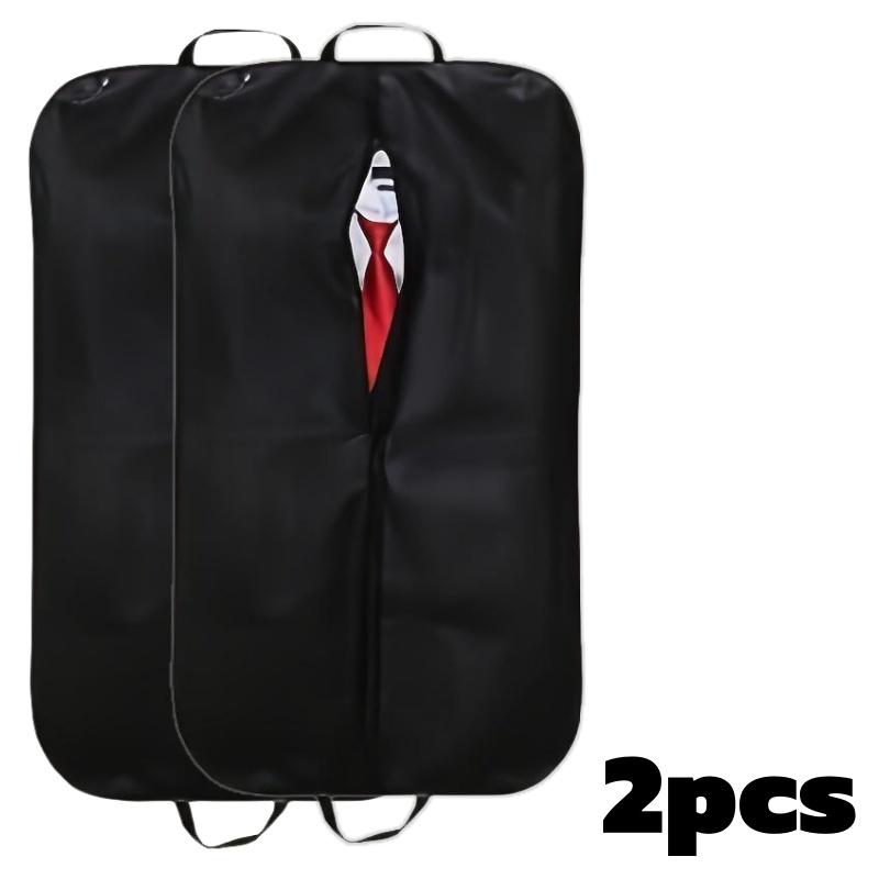 1/4pcs Suit Storage Bags Non-Woven Garment Bag Set with Handle for Closet Organization Dustproof Wedding Dress Protection Cover