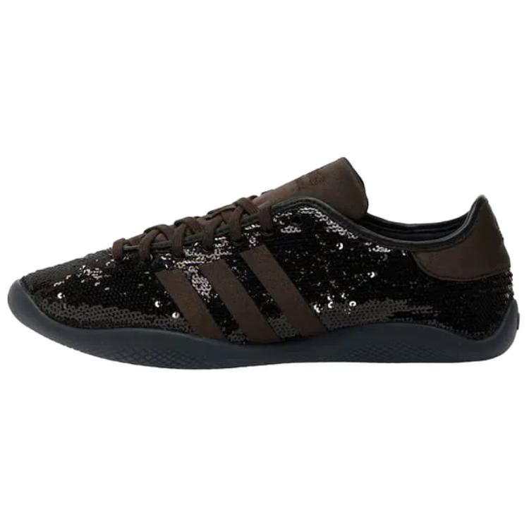 Wales Bonner X Adidas Karintha Brown Sequins Unisex Sneakers Black Core-Black Silver-Metallic JR0259