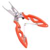 Multifunctional Stainless Steel Fishing Pliers: Portable Fish Controller, Line Cutter, Split Ring Opener, Scissors, Hook Remover.