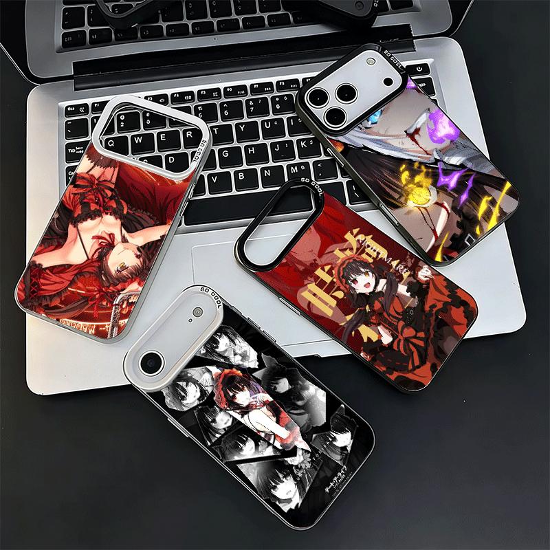 Date A Live Tokisaki Kurumi Shockproof Phone Case for iPhone 17 Air 16 16E 15 Pro Max 14 Plus 13 Mini 12 Back Cover Anti Fall Fu